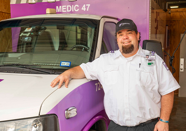 Brandon Turner is a Paramedic at CHRISTUS Health