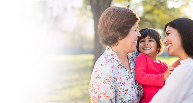 3 generations of women